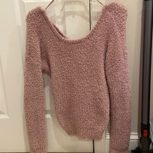 Reversible Crossover Sweater